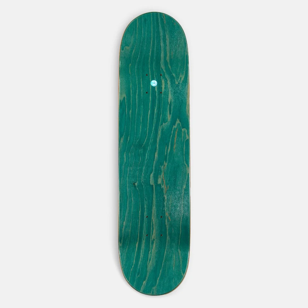 Short Straw - 8.125" Fadeaway Logo Skateboard Deck - Teal - Image 2