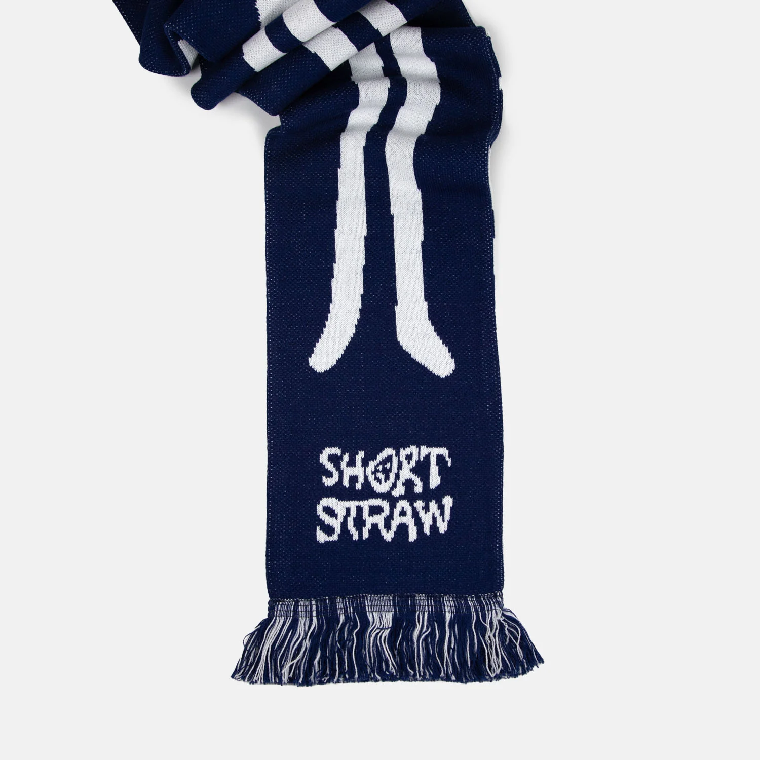 Short Straw - Legsley Scarf - Midnight / White - Image 6