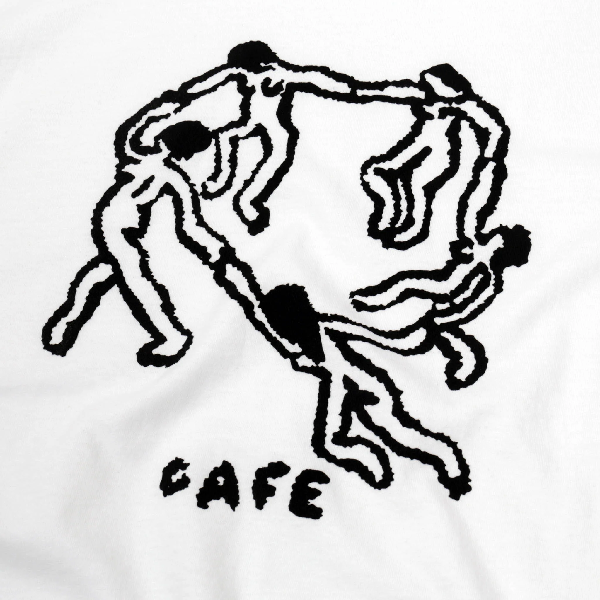 Skateboard Cafe - Dance Circle T-Shirt - White - Image 2