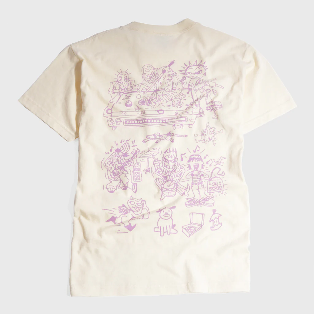 Skateboard Cafe - Ethan T-Shirt - Cream - Image 2