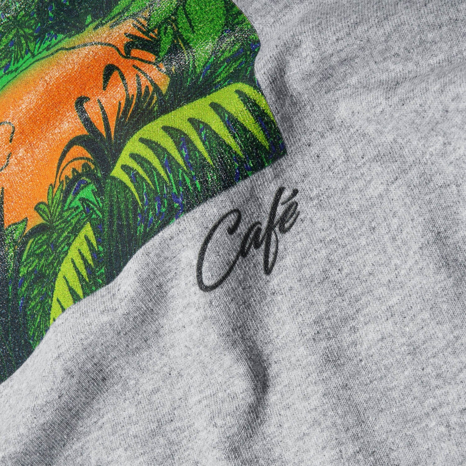Skateboard Cafe - Mountains T-Shirt - Heather Grey - Image 3