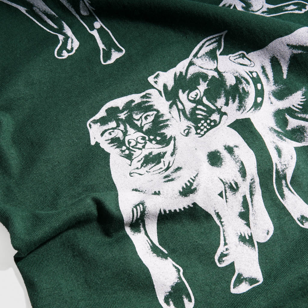 Skateboard Cafe - Pooch T-Shirt - Forest Green - Image 3