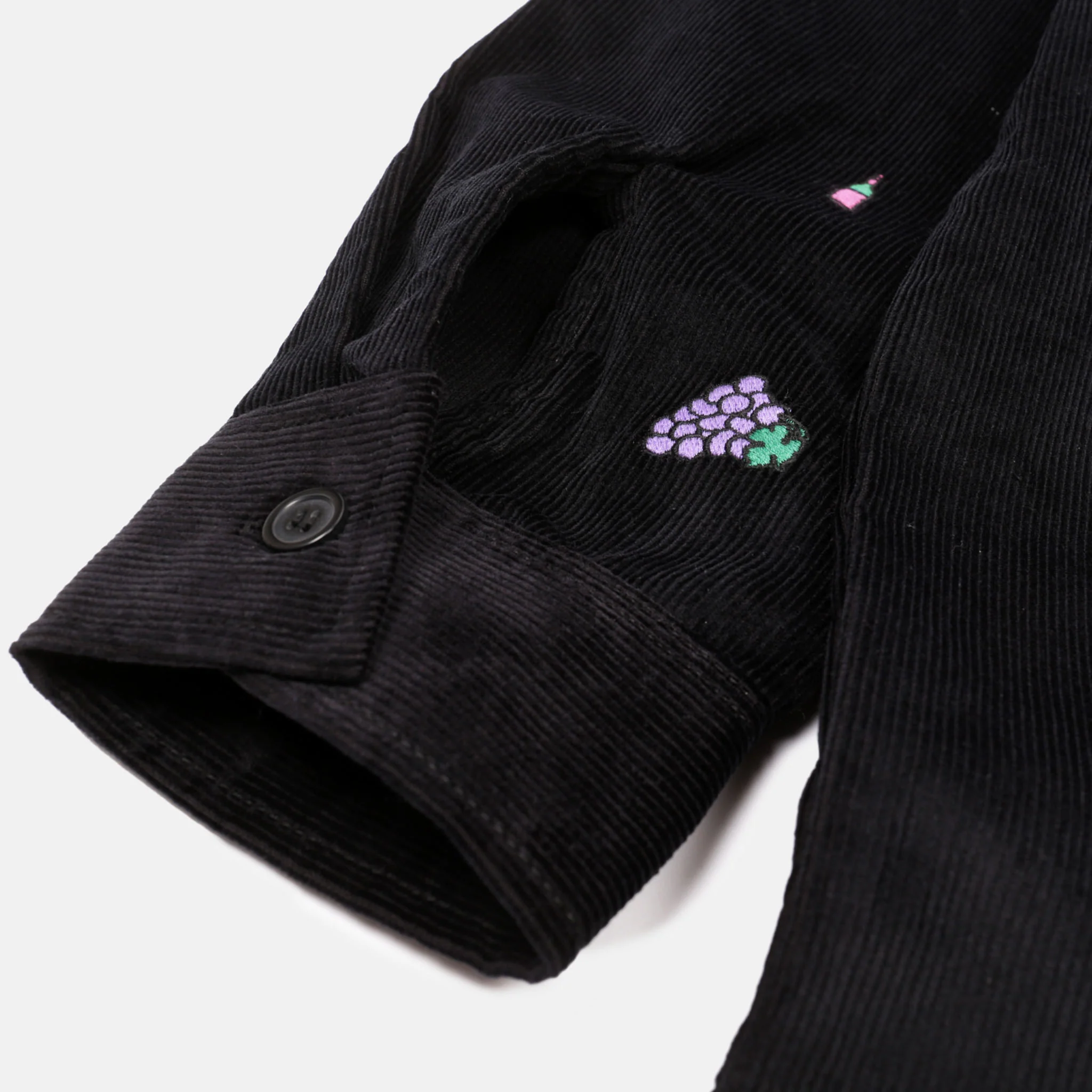 Skateboard Cafe - Vino Corduroy Longsleeve Shirt - Black - Image 5
