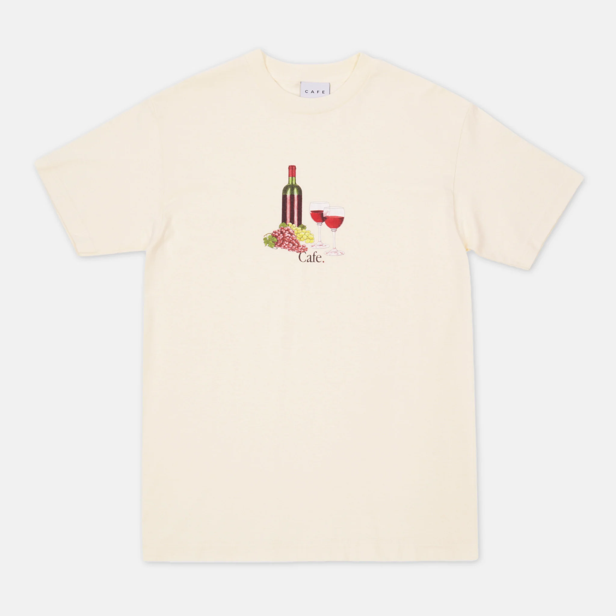 Skateboard Cafe - Vino T-Shirt - Cream