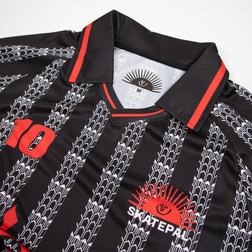 SkatePal - 10 Year Anniversary Sports Jersey - Black / Red - Image 3