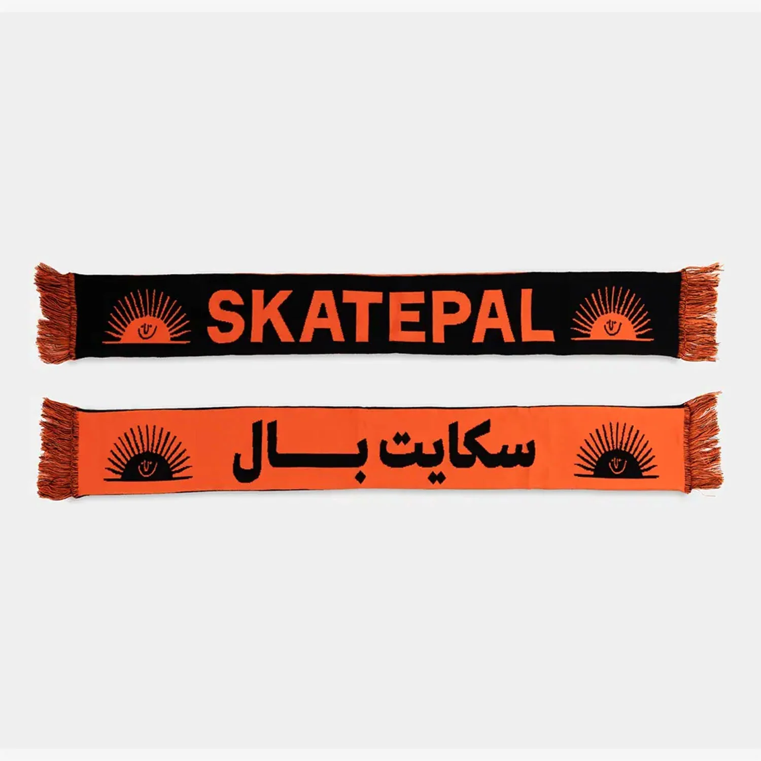 SkatePal - Sun Scarf - Black / Orange - Image 2