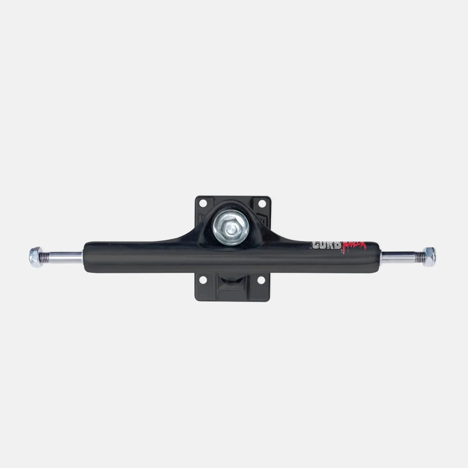 Slappy Trucks - (Pair) 10.0" ST1 Inverted Curb Killer Skateboard Trucks - Matte Black - Image 4
