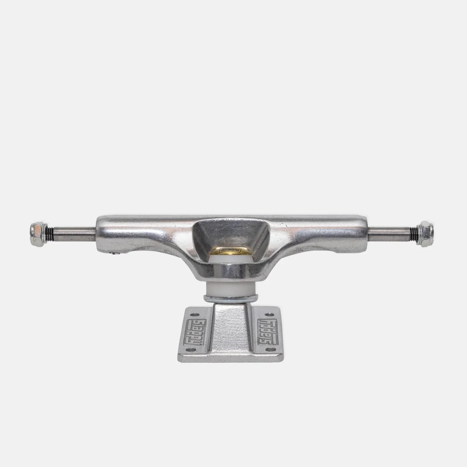 Slappy Trucks - (Pair) 8.5" ST1 Inverted Hollow Lights Ultra Low Kingpin Skateboard Trucks - Polished