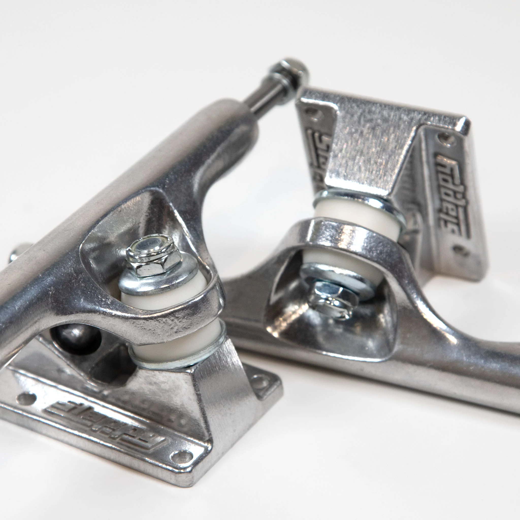 Slappy Trucks - (Pair) 8.75" ST1 Classic Skateboard Trucks - Polished - Image 3