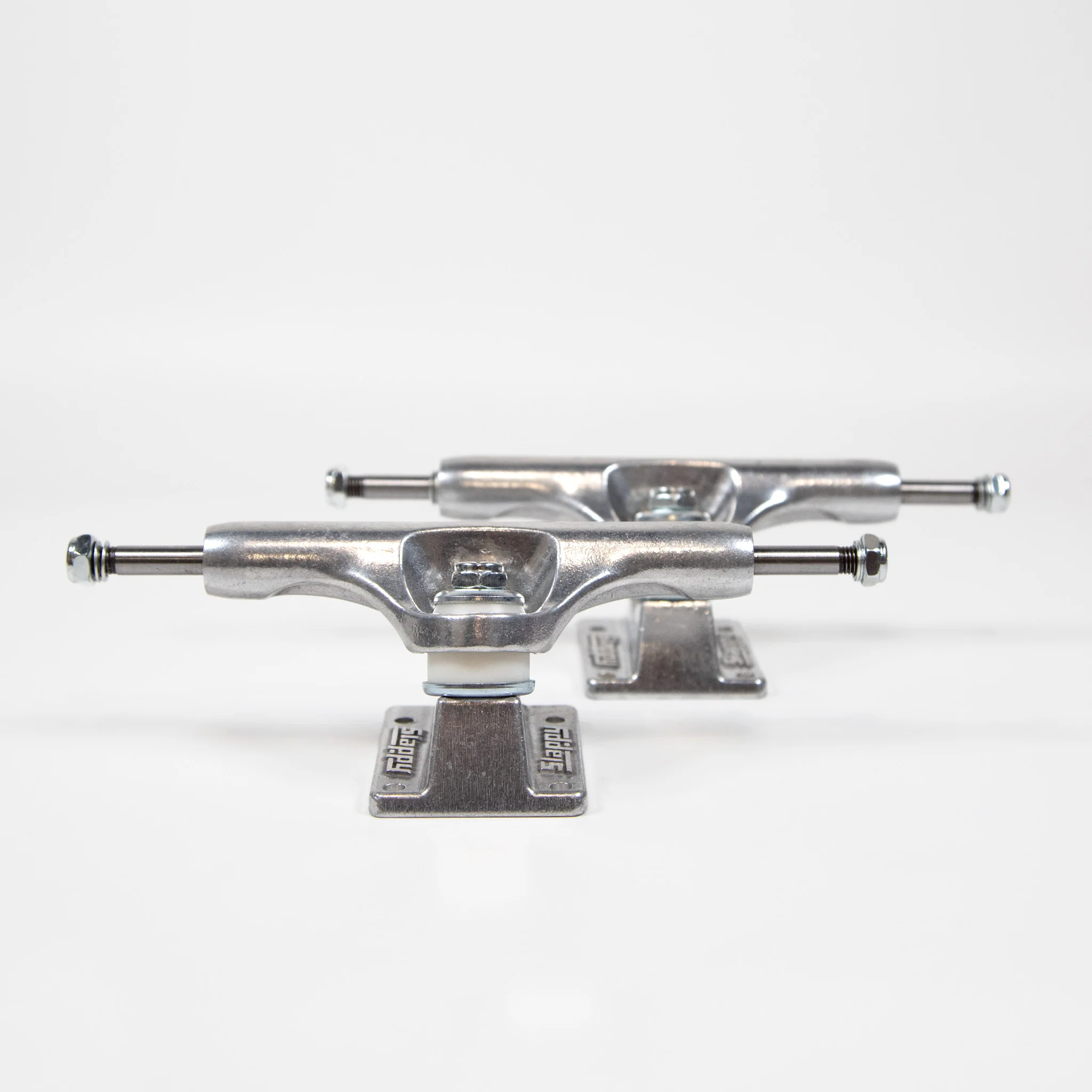 Slappy Trucks - (Pair) 9.0" ST1 Hollow Skateboard Trucks - Polished - Image 2