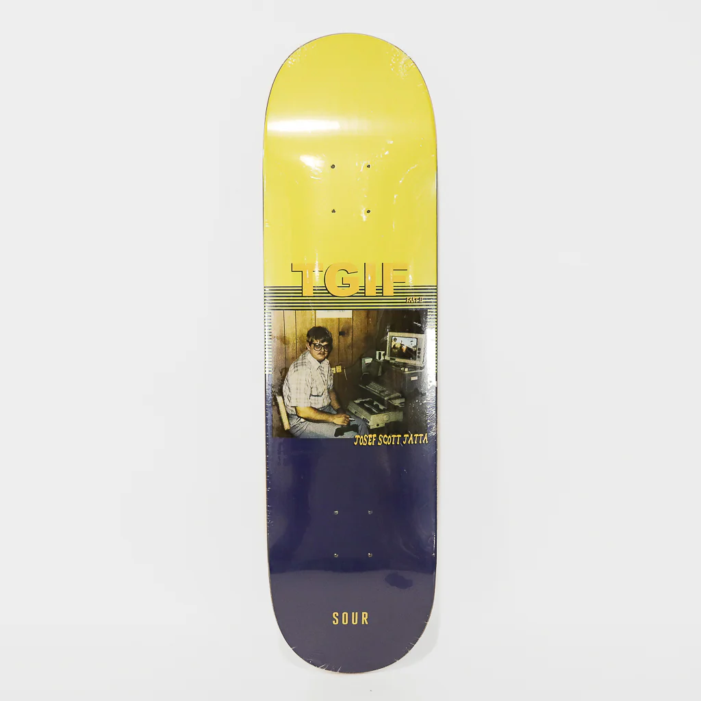 Sour Solution - 8.25" Josef Scott Jatta TGIF II Skateboard Deck