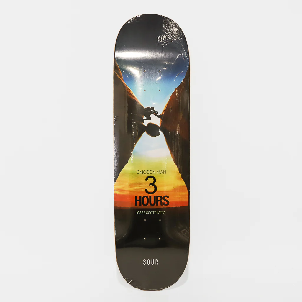 Sour Solution - 8.5" Josef Scott Jatta 3 Hours Skateboard Deck