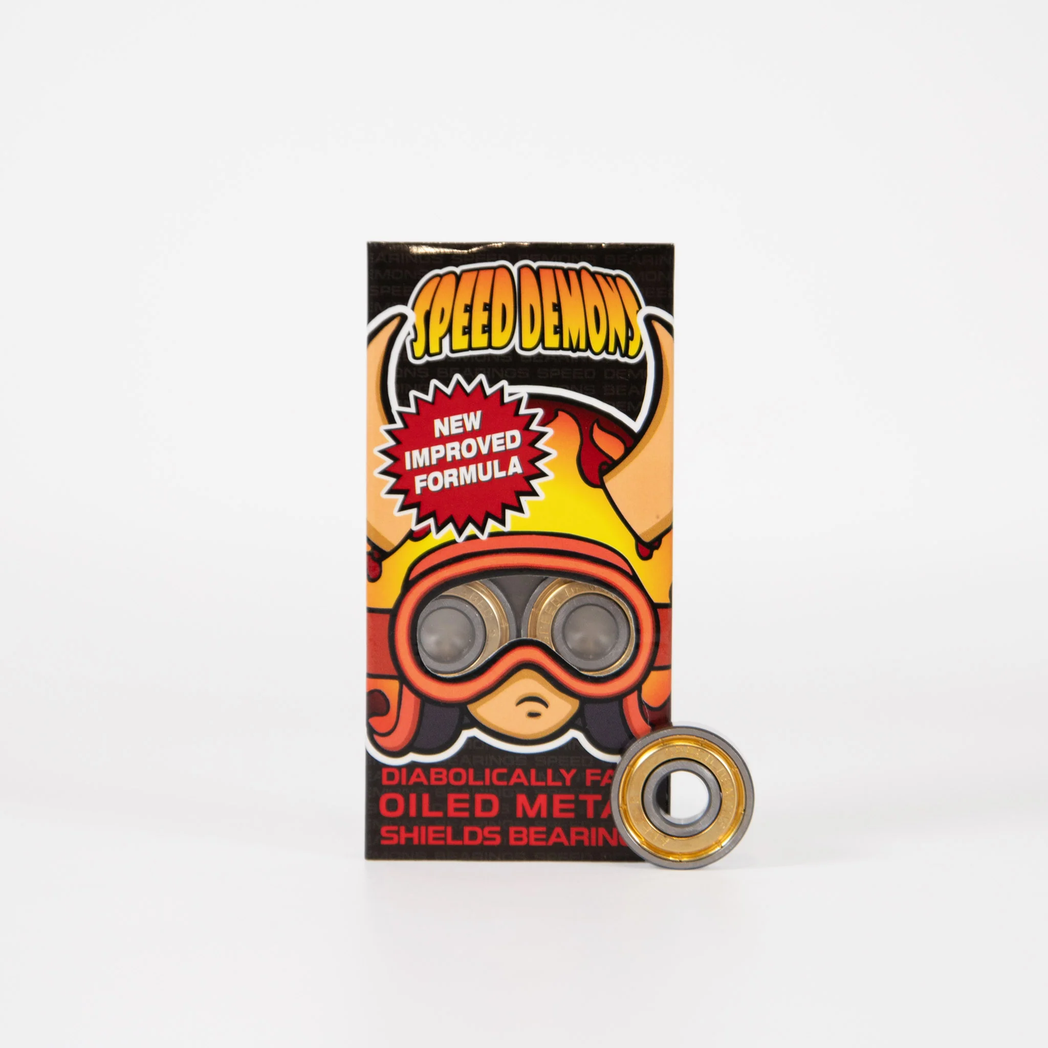 Speed Demon - Hotshot Skateboard Bearings - Gold