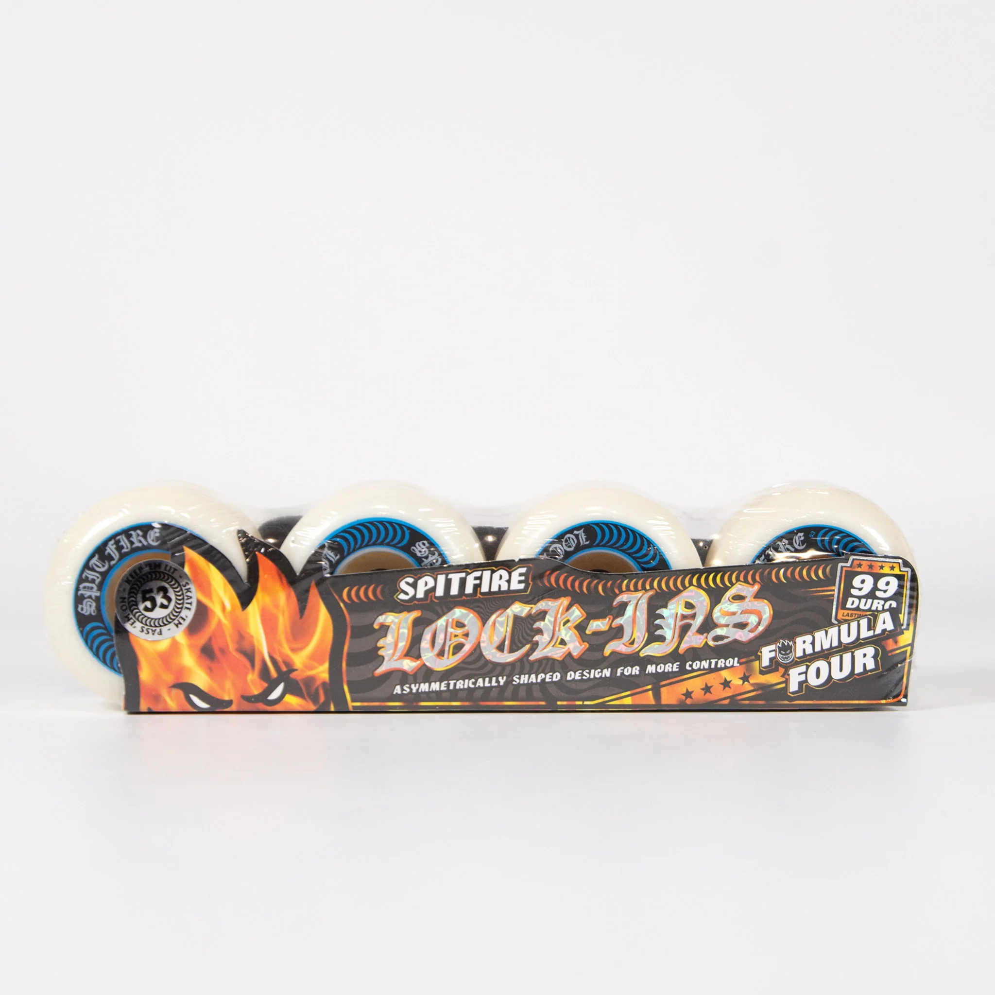 Spitfire - 53mm (99a) Formula Four Lock Ins Skateboard Wheels - Image 2