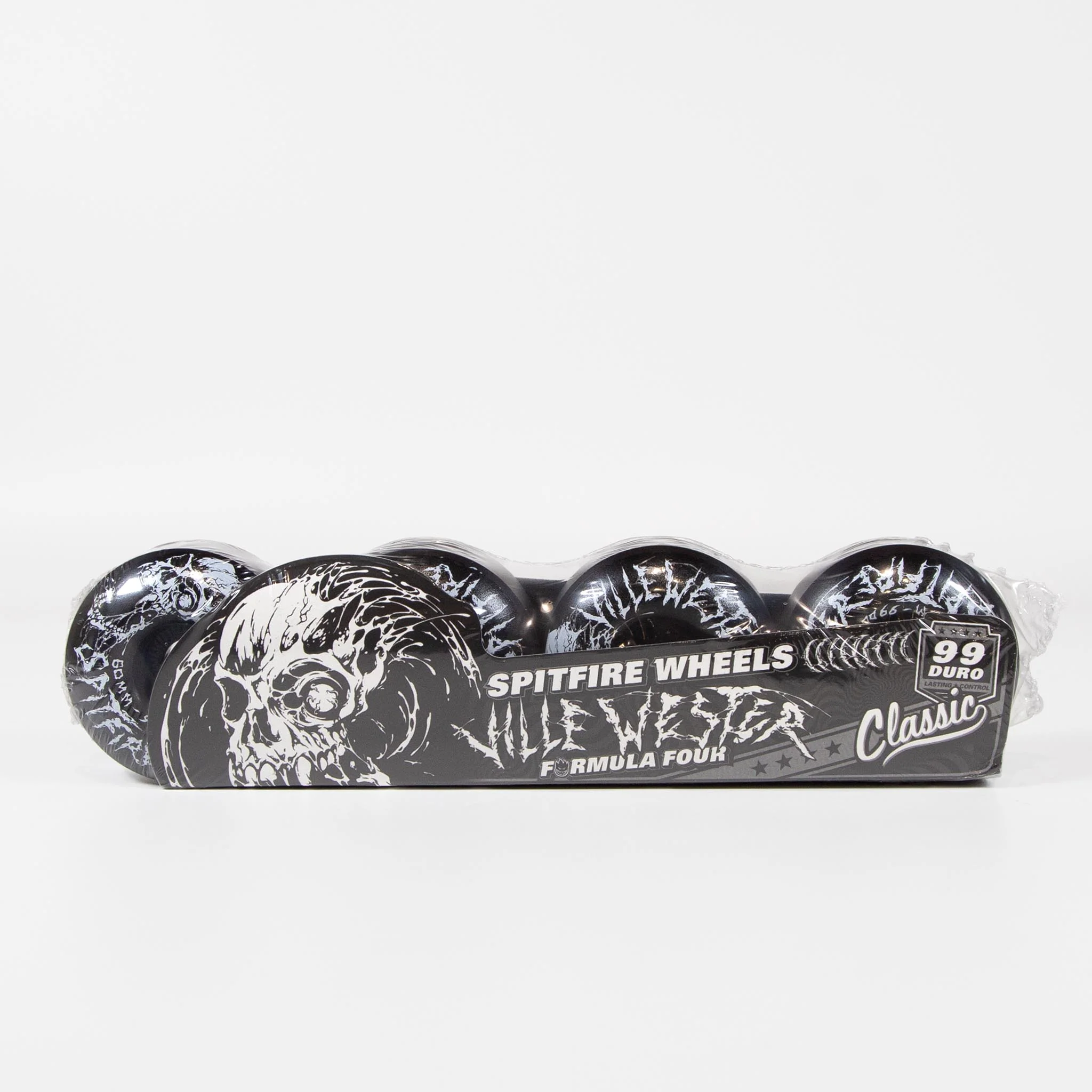 Spitfire - 60mm (99a) Ville Wester Formula Four Classic Skateboard Wheels - Black - Image 2
