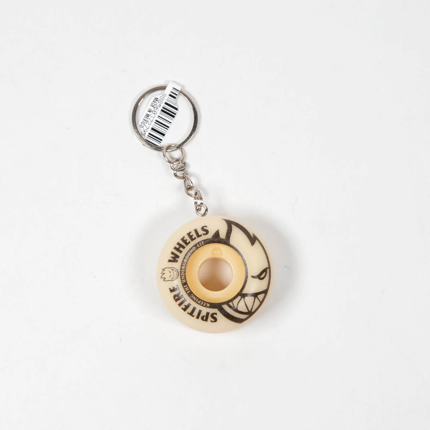 Spitfire - Bighead Wheel Keyring - Natural