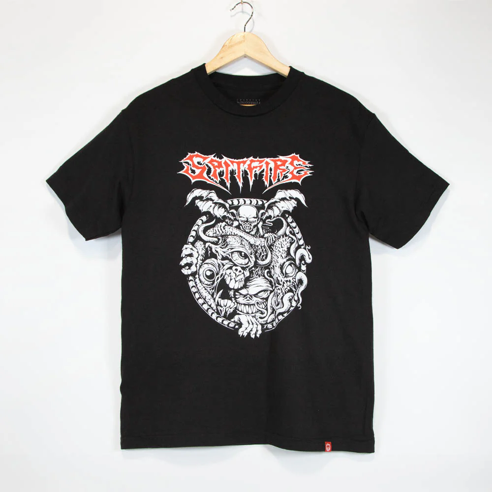 Spitfire - Demon Gate T-Shirt - Black / Red