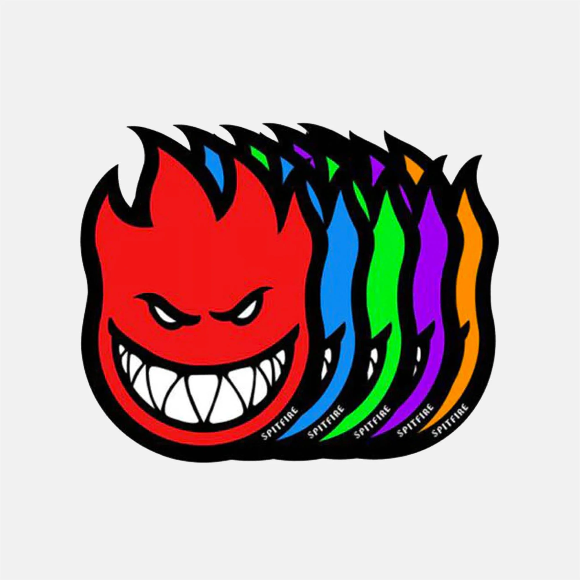 Spitfire - 6" Bighead Fireball Sticker - Various Colours - Image 2