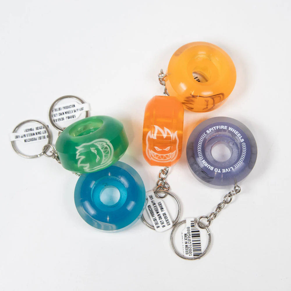 Spitfire - Sapphire Wheel Keyring - Assorted Colours - Image 2
