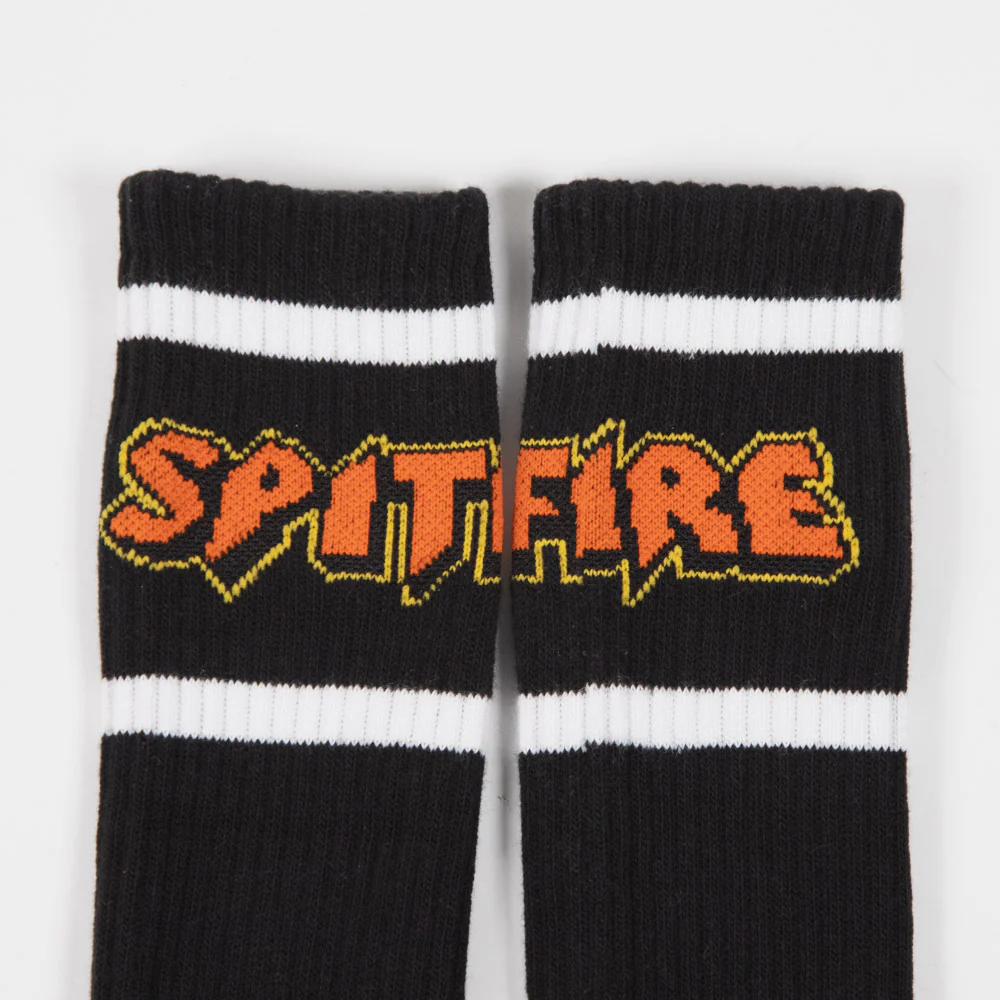 Spitfire - Hellfire Socks - Black / White - Image 2