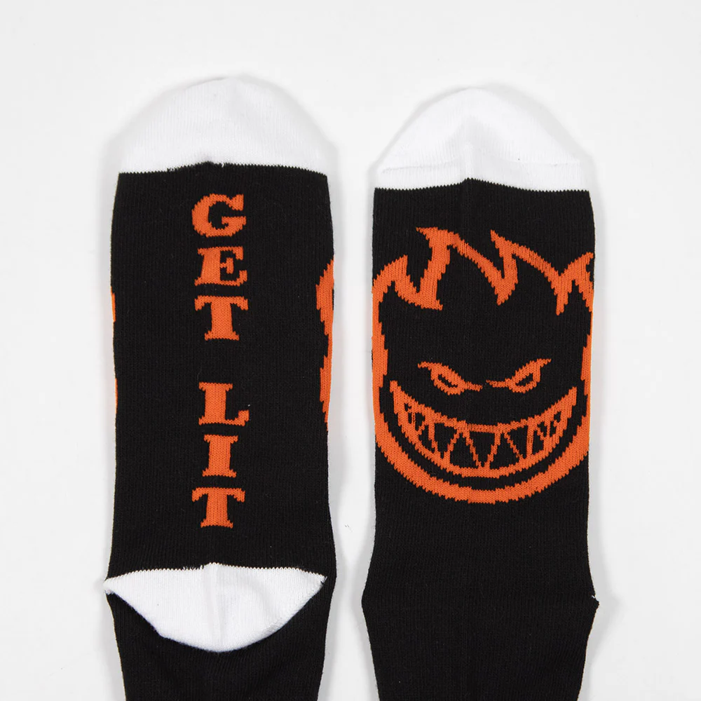 Spitfire - Hellfire Socks - Black / White - Image 3
