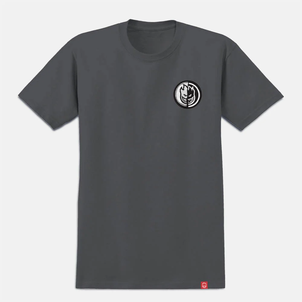 Spitfire - Yin Yang T-Shirt - Black / White - Image 2