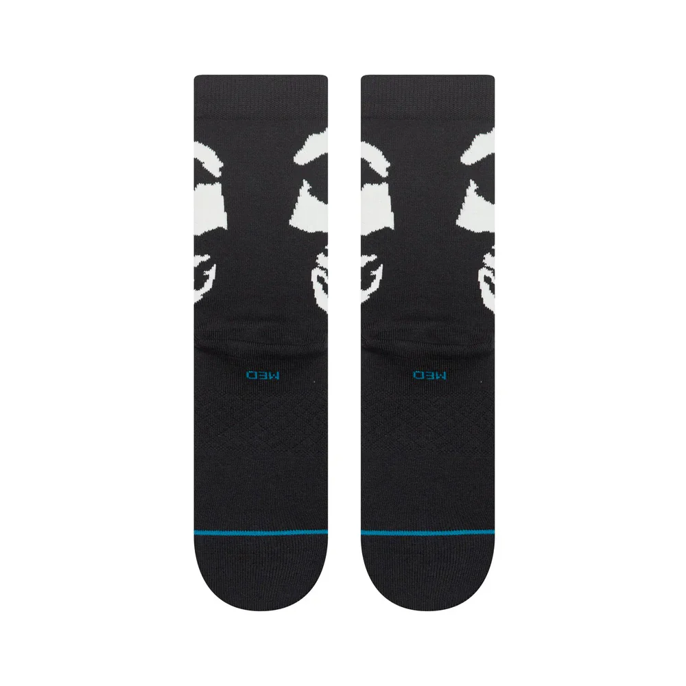 Stance - Beware Crew Socks - Black / White - Image 5