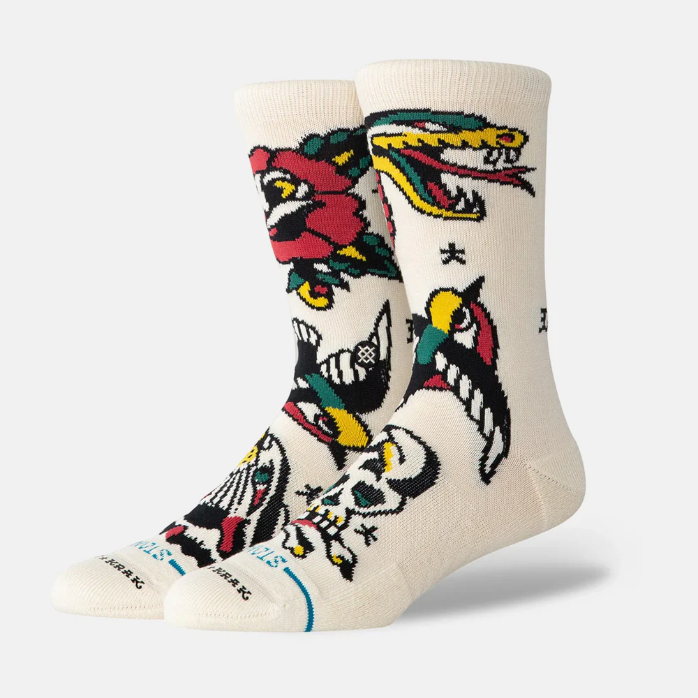 Stance - Flash Crew Socks - Canvas - Image 3