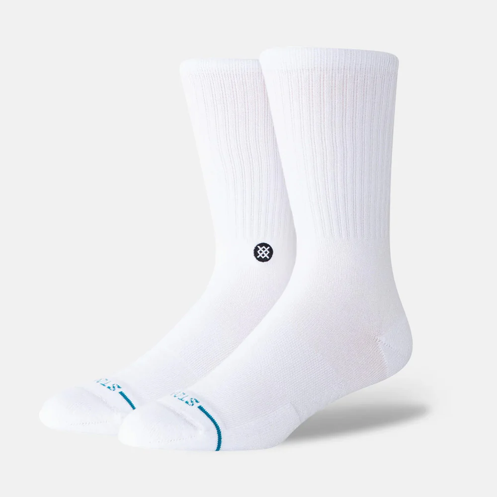 Stance - Icon Crew Socks - White - Image 3