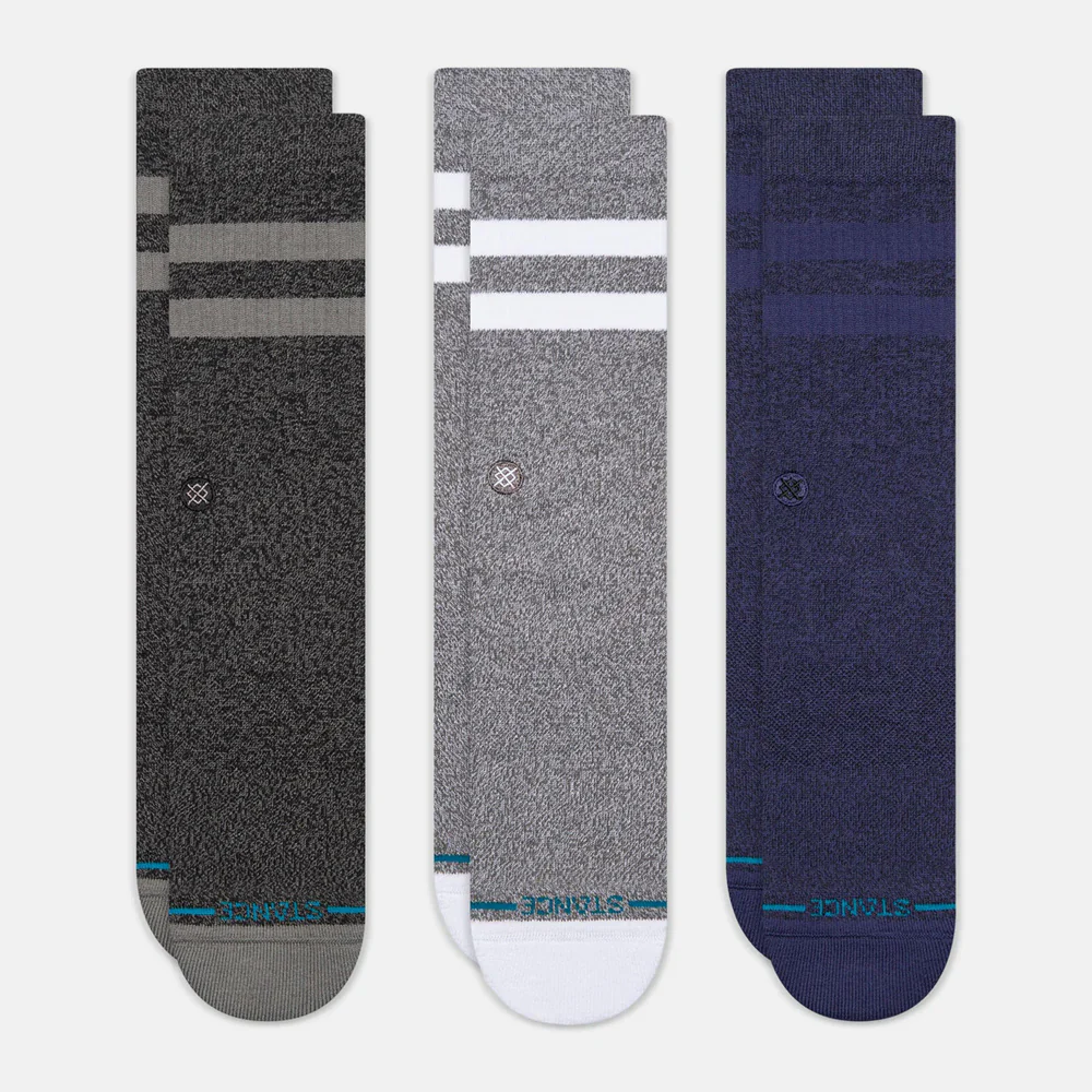Stance - Joven (3 pack) Crew Socks - Grey