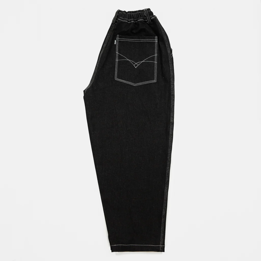 Televisi Star - Baggy OG Trousers - Black / White - Image 3