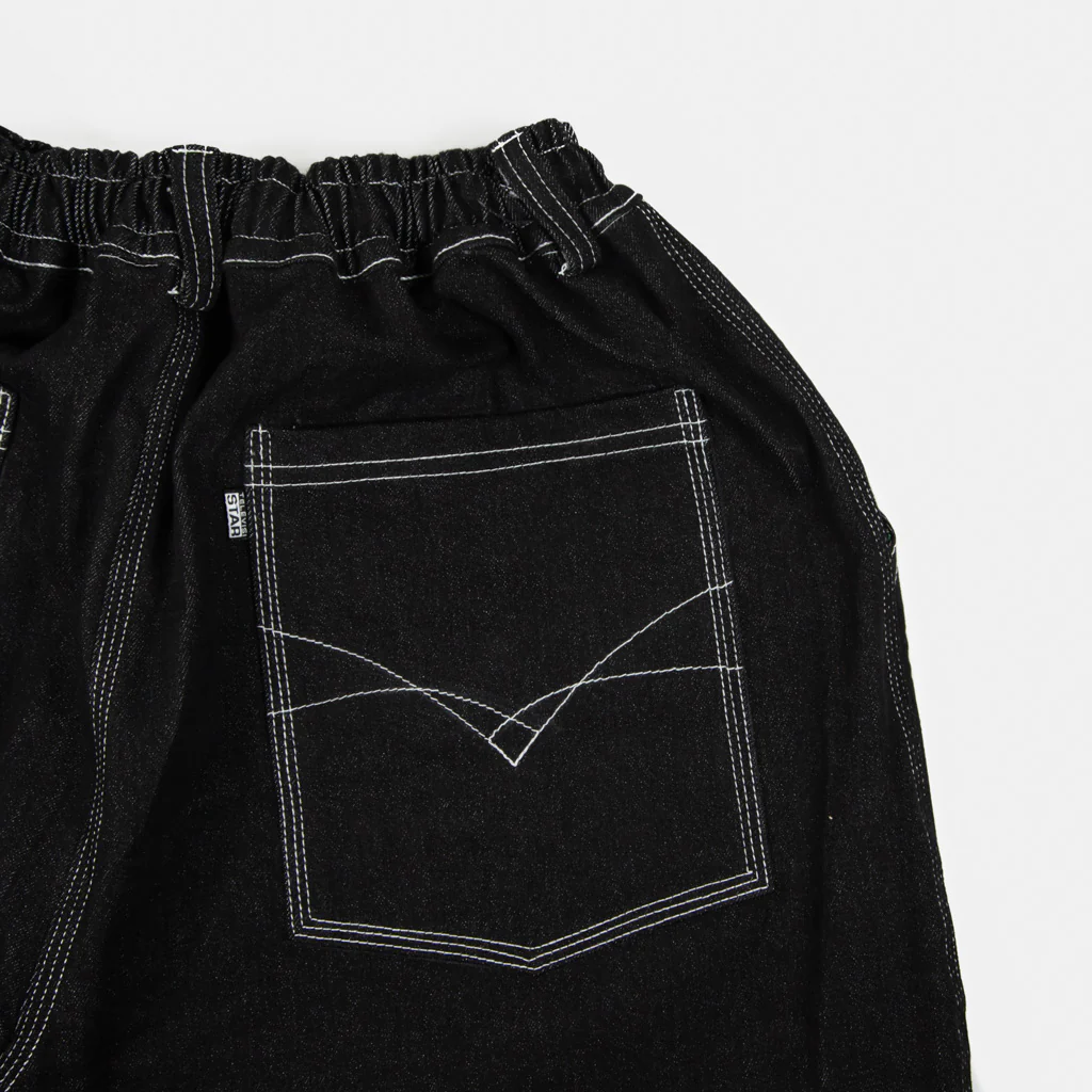 Televisi Star - Baggy OG Trousers - Black / White - Image 6