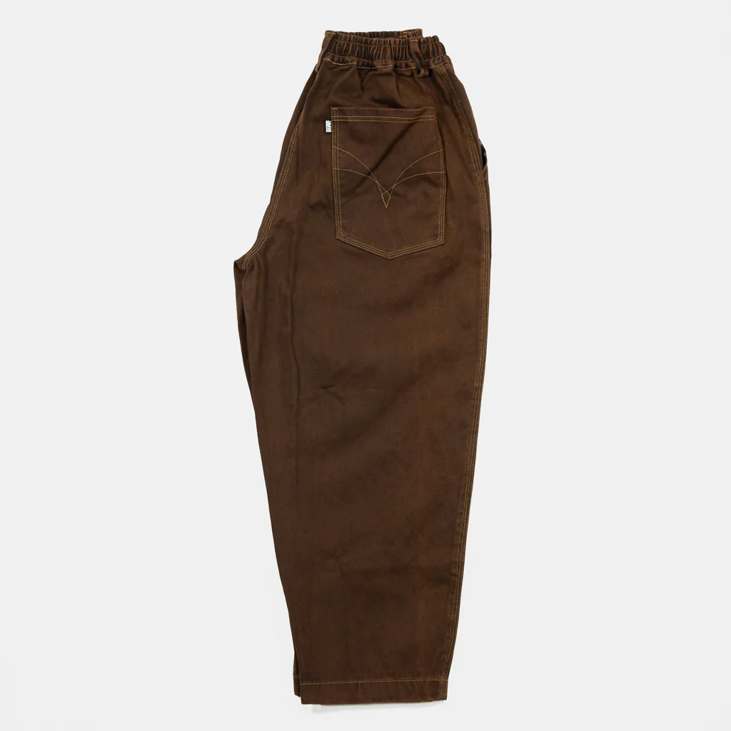 Televisi Star - Baggy OG Trousers - Chocolate Brown - Image 3