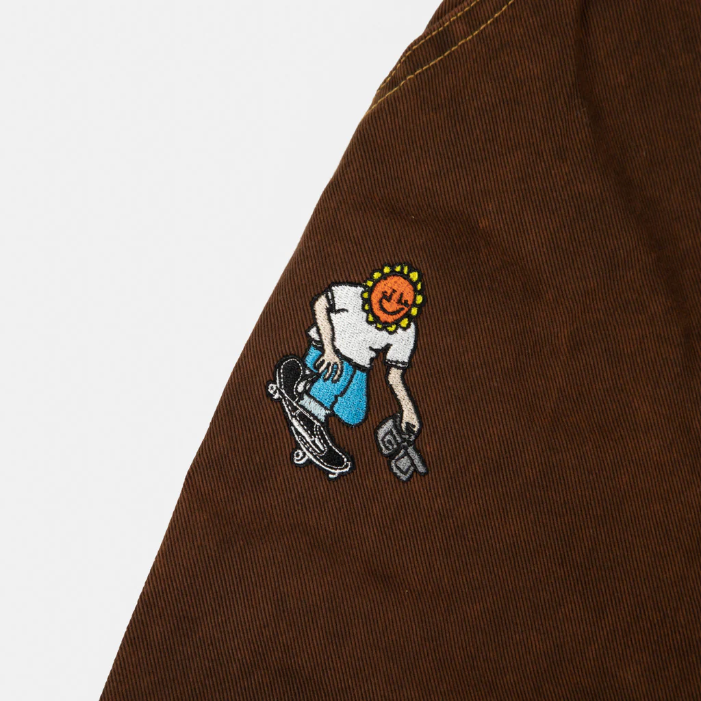 Televisi Star - Baggy OG Trousers - Chocolate Brown - Image 4