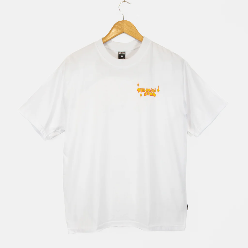 Televisi Star - Checker T-Shirt - White - Image 2