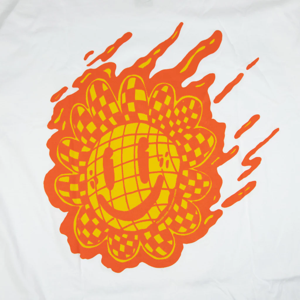 Televisi Star - Checker T-Shirt - White - Image 4