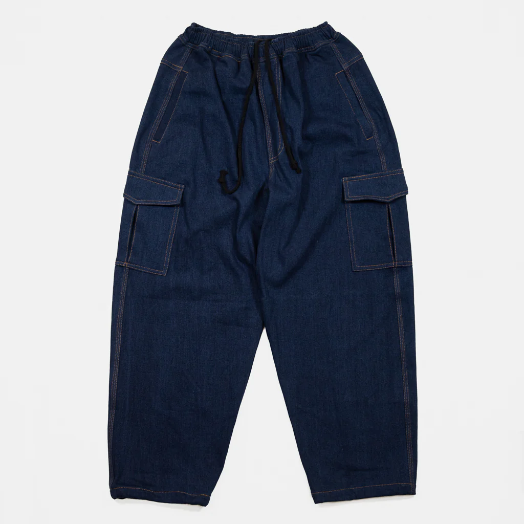 Televisi Star - TJ Rogers Cargo Trousers - Blue Denim