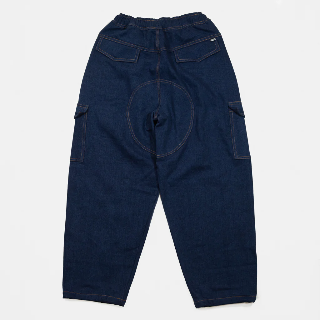 Televisi Star - TJ Rogers Cargo Trousers - Blue Denim - Image 2