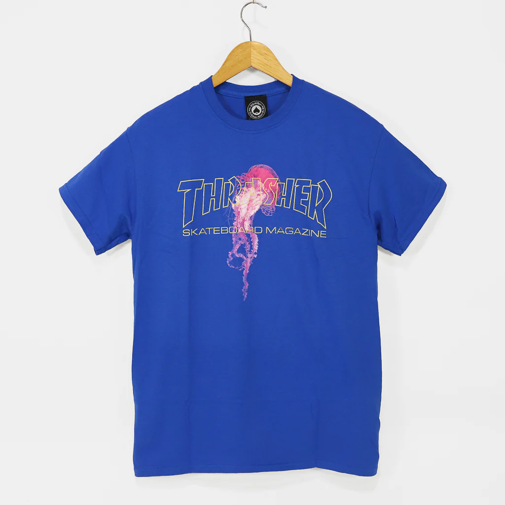 Thrasher Magazine - Atlantic Drift T-Shirt - Royal Blue