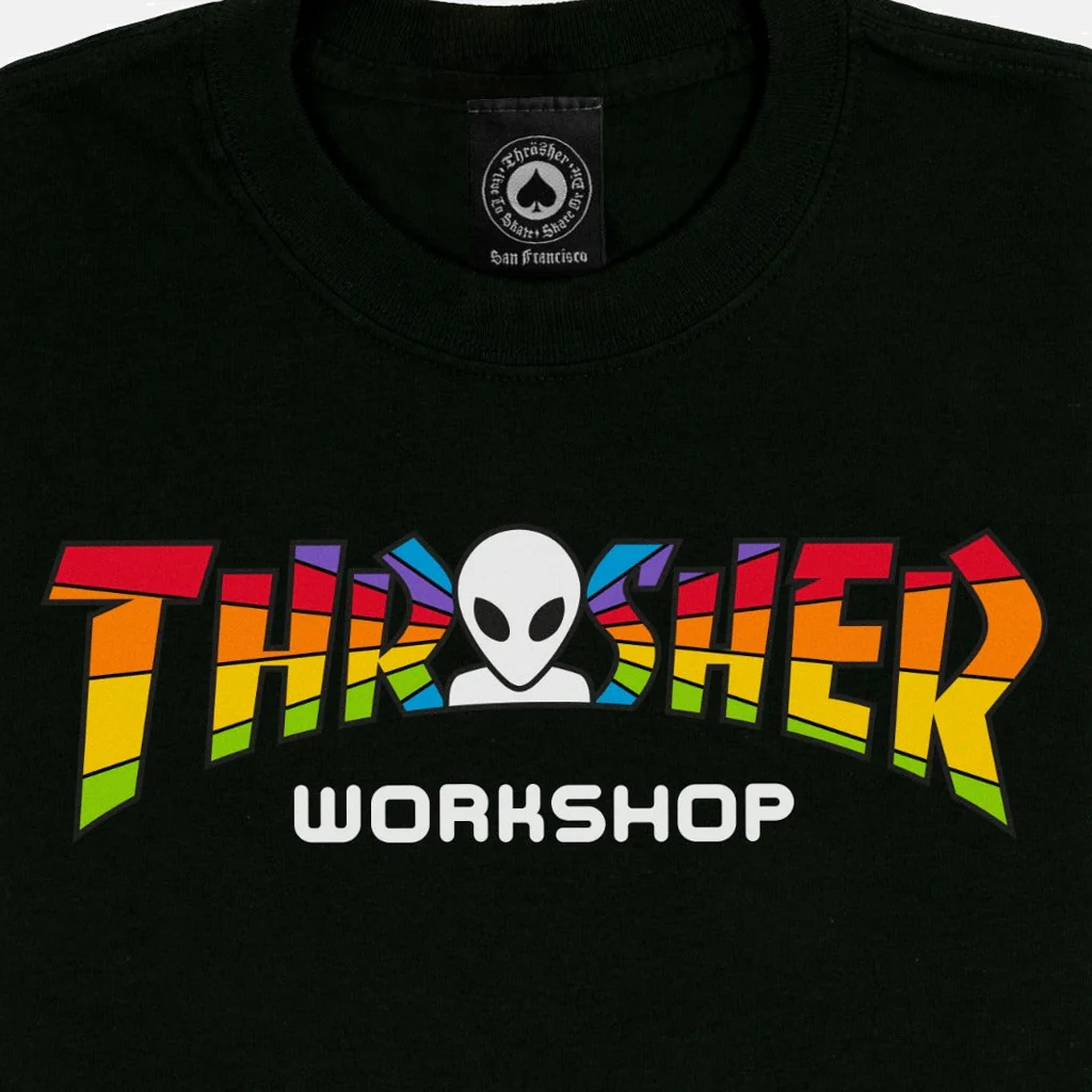 Thrasher Magazine - Alien Workshop Spectrum T-Shirt - Black - Image 2