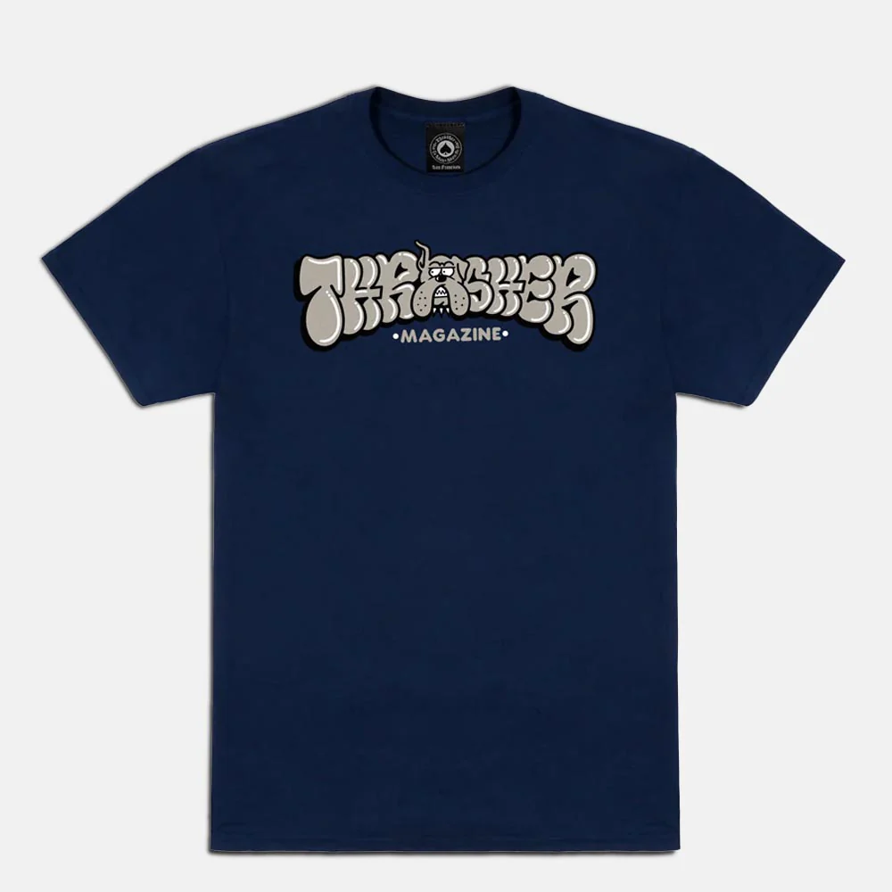 Thrasher Magazine - Bully T-Shirt - Navy