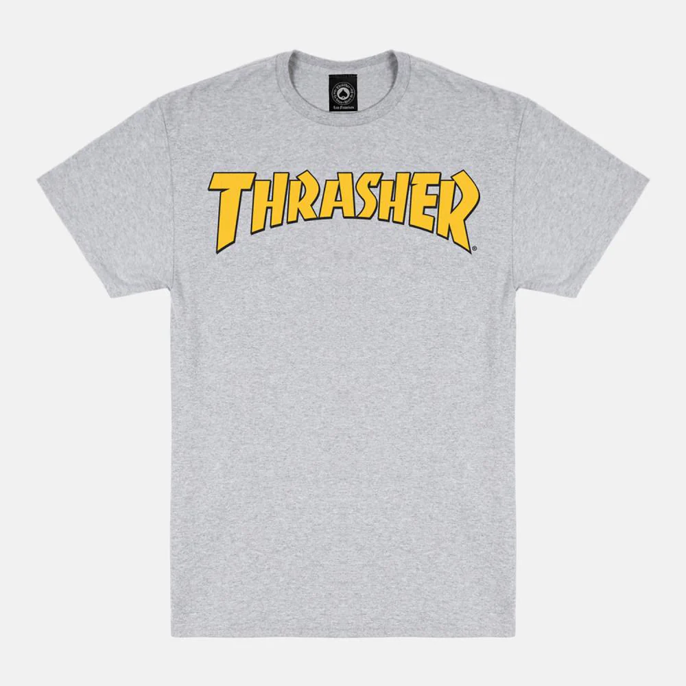 Thrasher Magazine - Cover Logo T-Shirt - Ash Grey