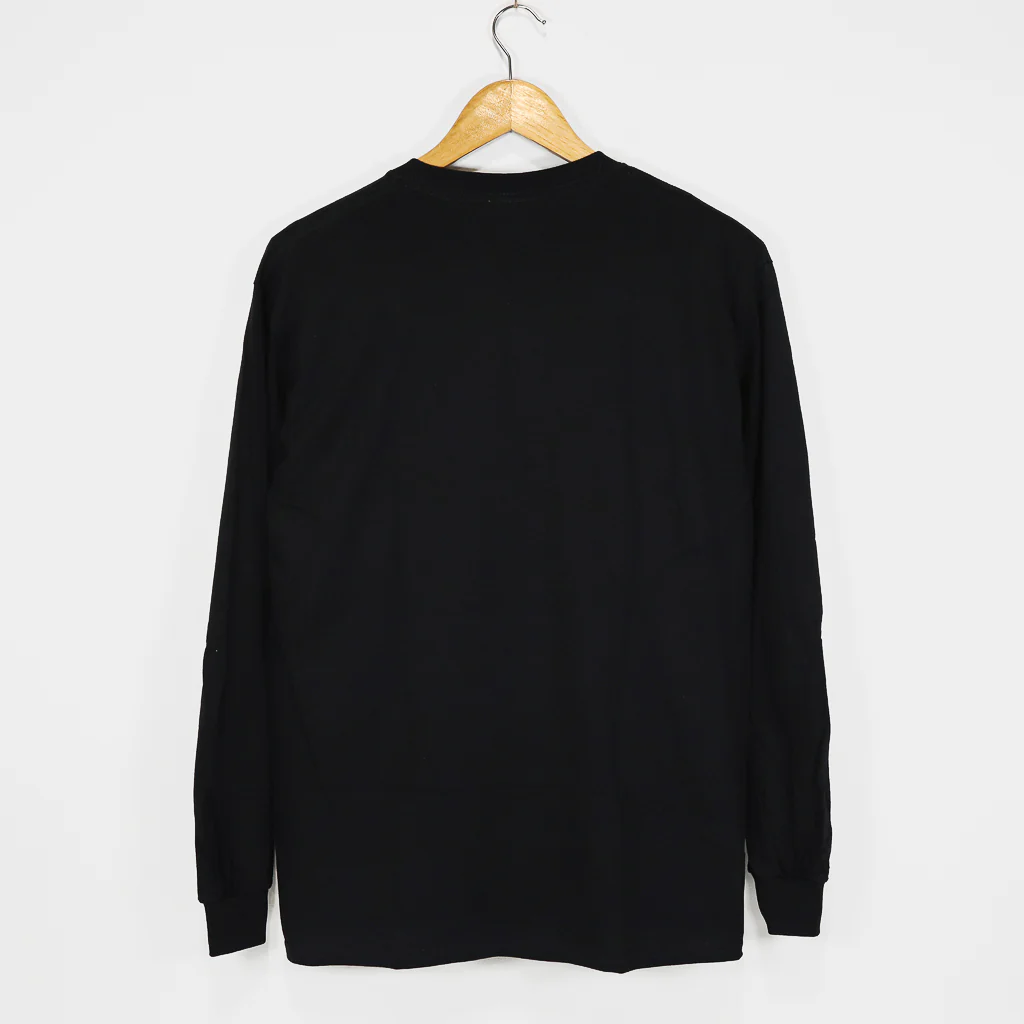 Thrasher Magazine - Flame Logo Longsleeve T-Shirt - Black - Image 3