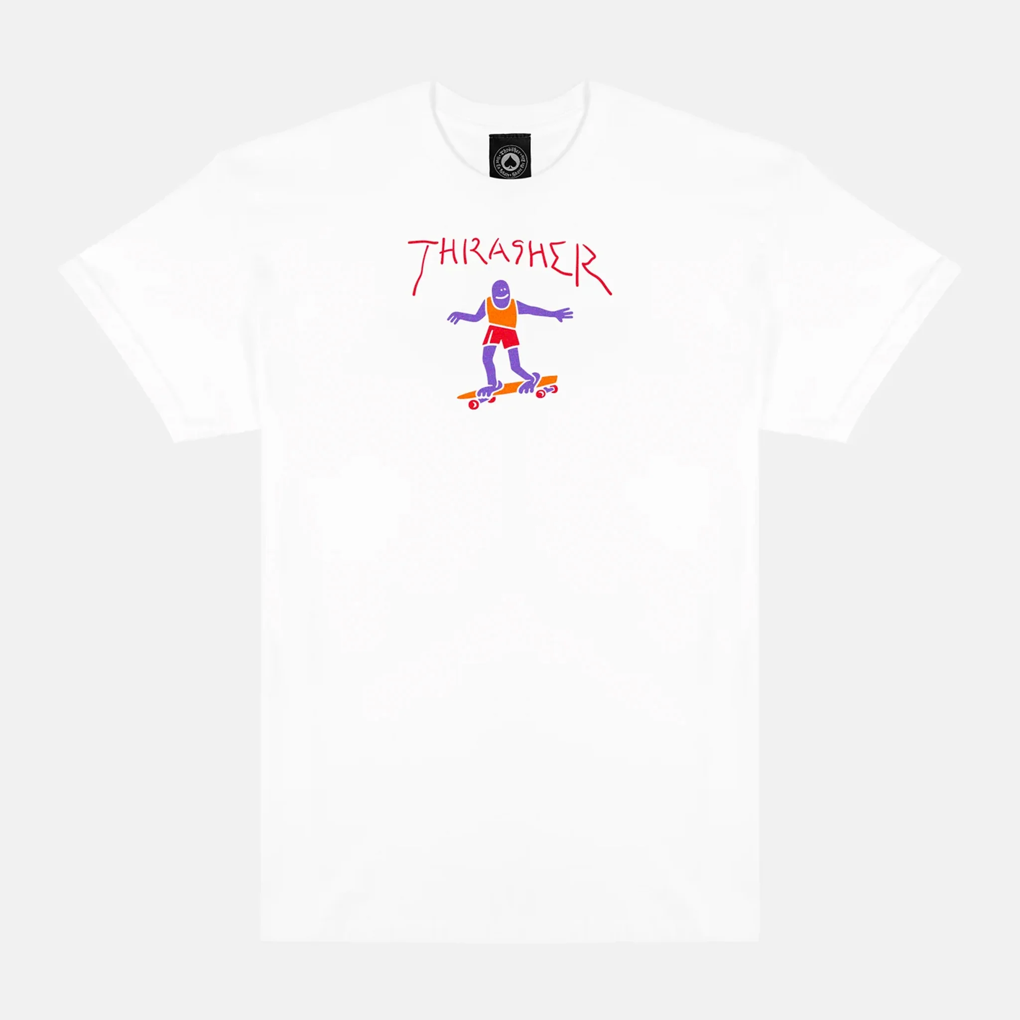 Thrasher Magazine - Gonz Fill Logo T-Shirt - White