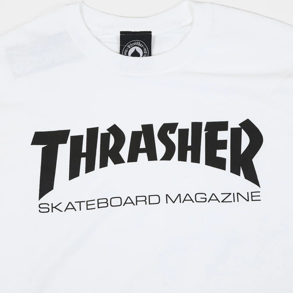 Thrasher Magazine - Skate Mag Logo T-Shirt - White - Image 2