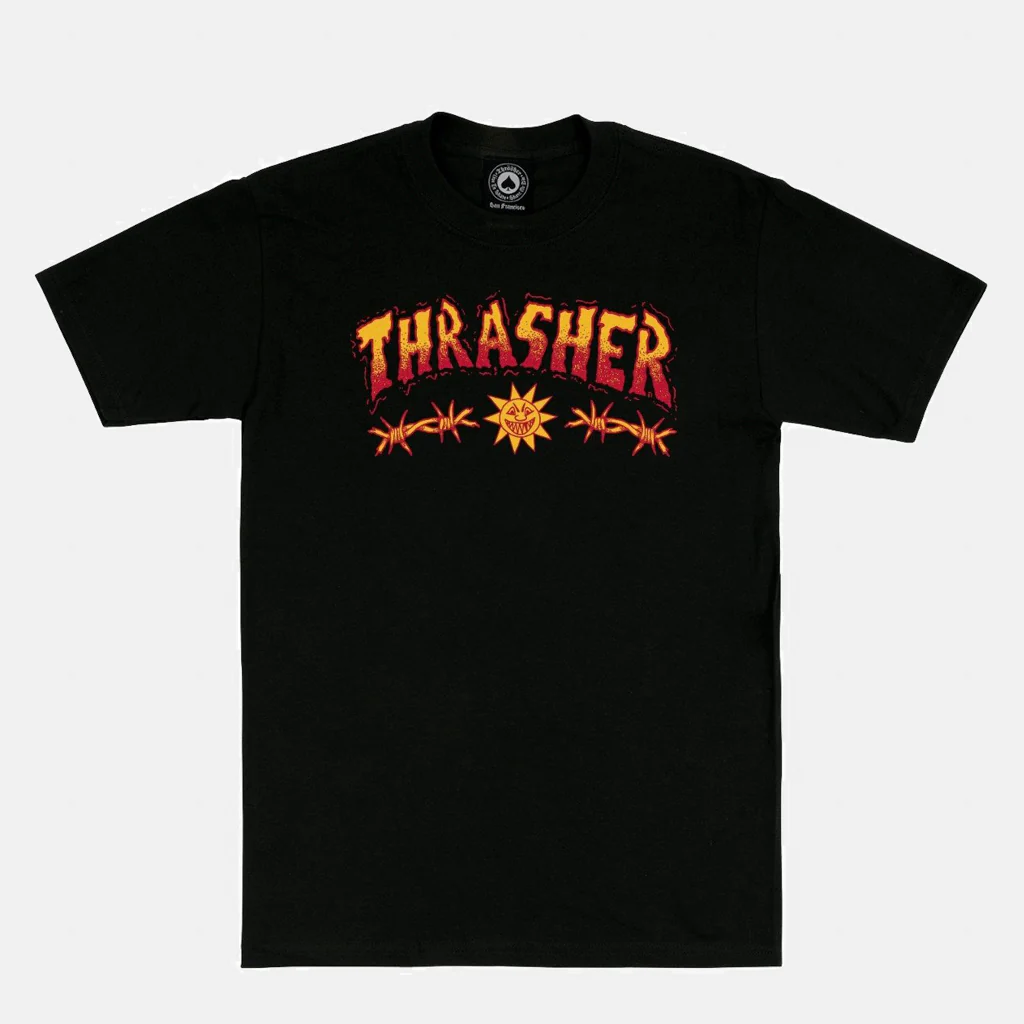 Thrasher Magazine - Sketch T-Shirt - Black - Image 2