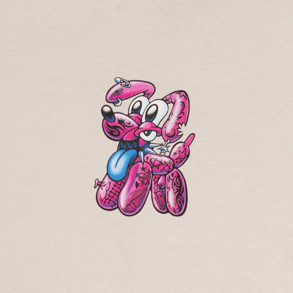 Threadcount - Balloon Dog T-Shirt - Ecru - Image 2