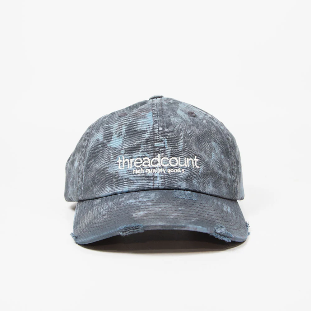 Threadcount - Distressed Cap - Blue Acid Wash - Image 2
