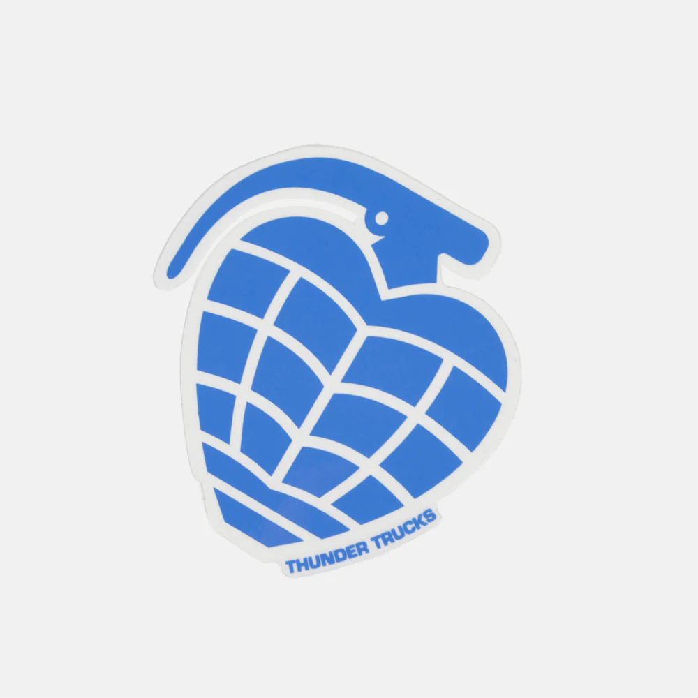 Thunder Trucks - 4" Grenade Sticker - Blue / White