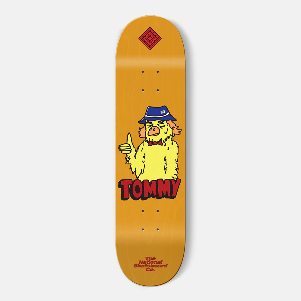 The National Skateboard Co. - 8" TOMMY MAY 'FRANK' SKATEBOARD DECK (HIGH CONCAVE)